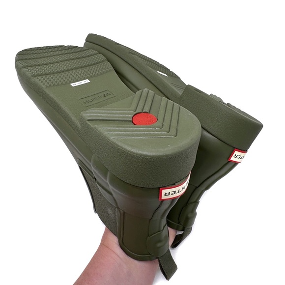 Hunter Women’s Refined Chelsea Rain Boots Olive Size 10 - Picture 10 of 13